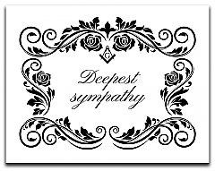 Ornate Sympathy Card