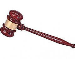 10 Inch Rosewood Presentation Gavel with Engravable Brass Band