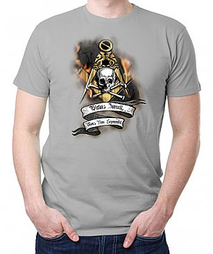 Skull and Square Masonic T-Shirt