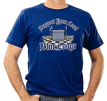 Mens - Support Your Local Blue Lodge T-Shirt
