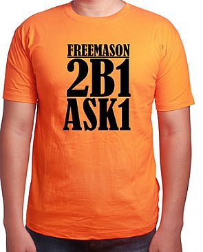 Mens - Bright Orange 2B1 ASK1 T-Shirt